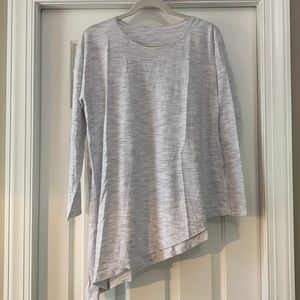 Lululemon side tie long sleeved tee sz 12